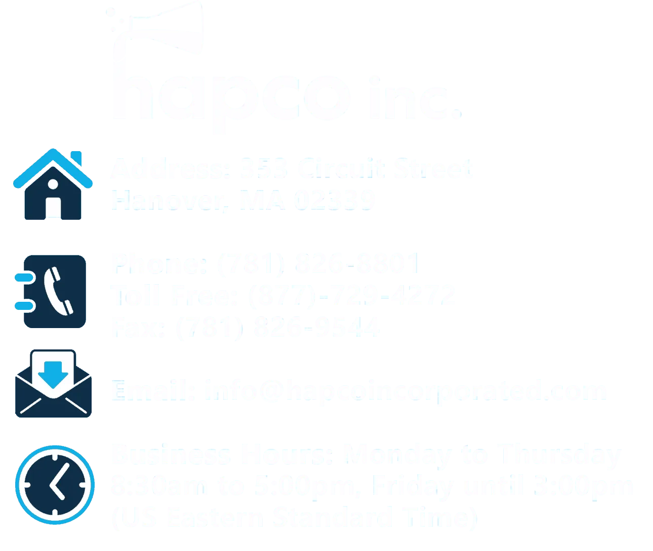 Contact Hapco